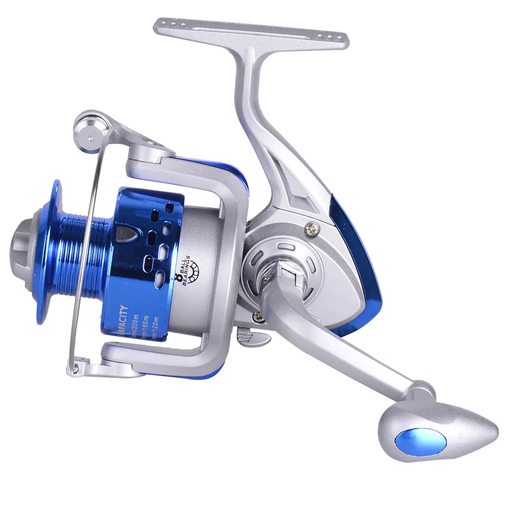 HiUmi 8BB pesca beginner plastic fishing reel 5.2:1 Lures wheel CS1000 - 7000 spinning fly reels carretilhas de pescaria | Спорт и