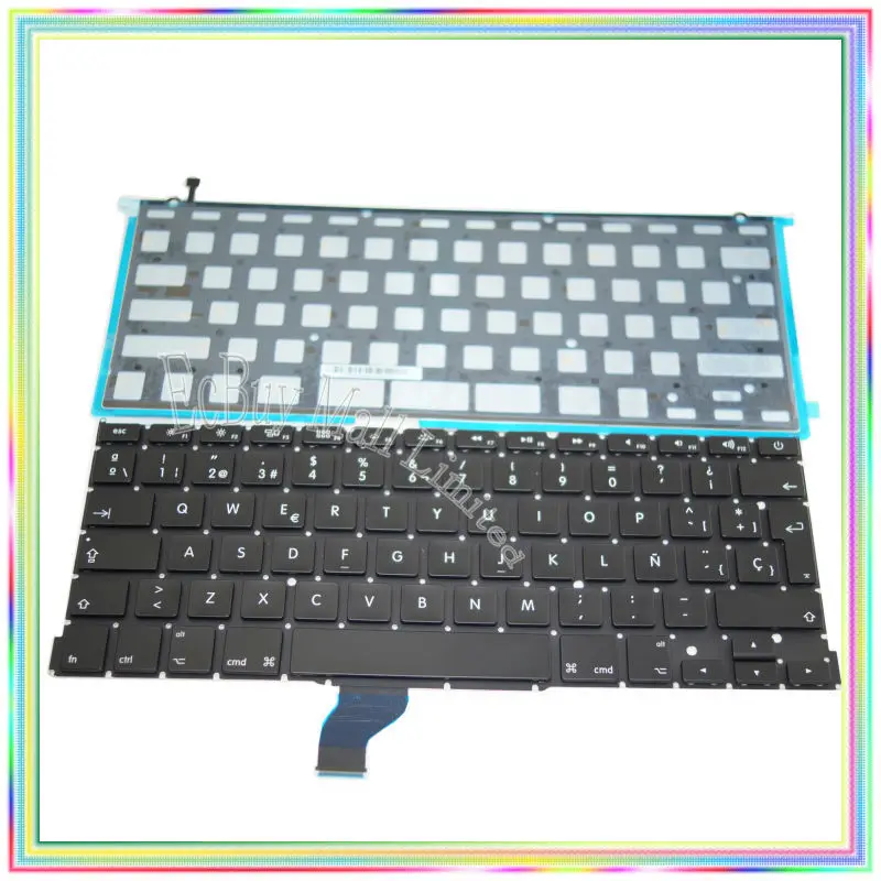 Совершенно новая испанская клавиатура SP с подсветкой для Macbook Retina 13,3 дюйма A1502 2013-2015 лет
Совершенно новая испанская клавиатура SP с подсветкой для Macbook Retina 13,3 дюйма A1502 2013-2015 лет