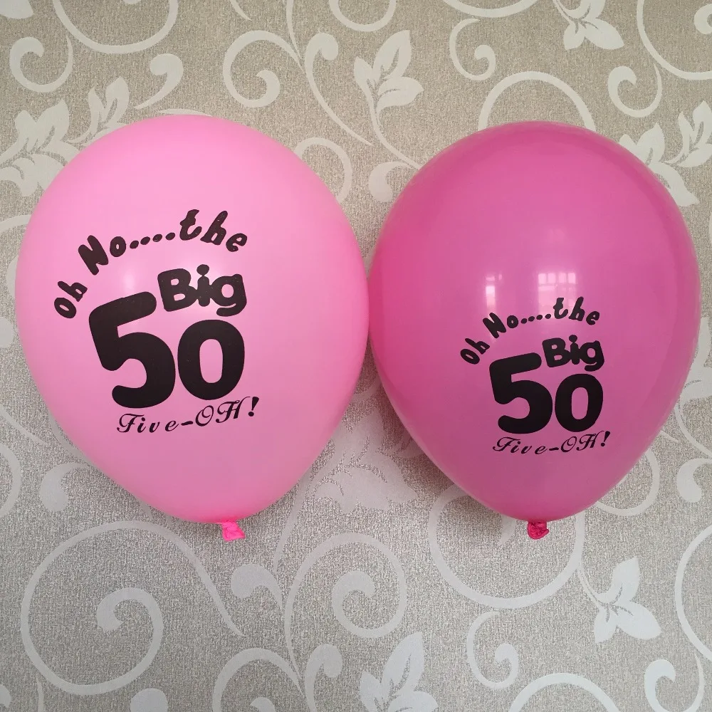12CT hot pink fuchsia 50 Latex Balloons female mother happy age 50th fifty birthday party decoration supplies
12CT hot pink fuchsia 50 Latex Balloons female mother happy age 50th fifty birthday party decoration supplies