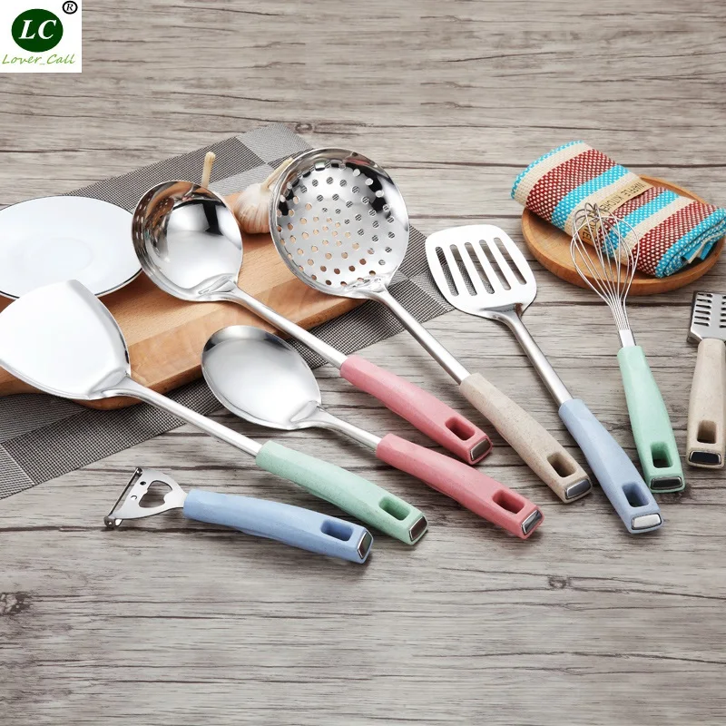 Spatula set Cooking Tools Set Color ful Anti-hot Hand spoon Utensils spoon Colander Kitchenware set Complete set Cooking utensil
Spatula set Cooking Tools Set Color ful Anti-hot Hand spoon Utensils spoon Colander Kitchenware set Complete set Cooking utensil