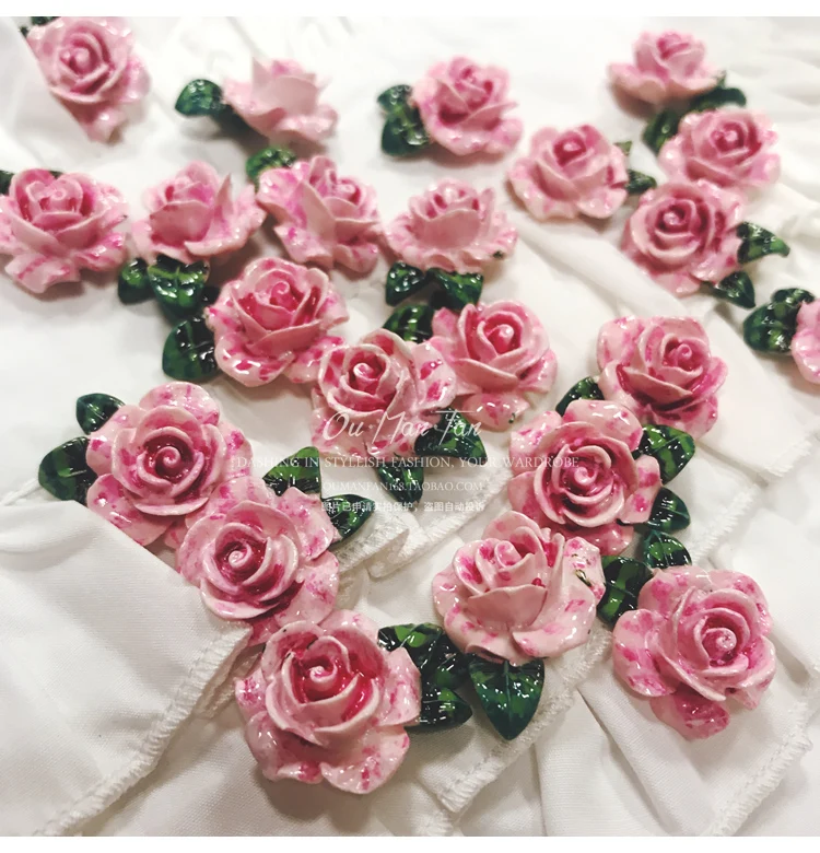 D Designer Luxury Brand Shirts for Women Handmade Rose Diamond Buttons Ruffles Female White Blouse Tops
D Designer Luxury Brand Shirts for Women Handmade Rose Diamond Buttons Ruffles Female White Blouse Tops
