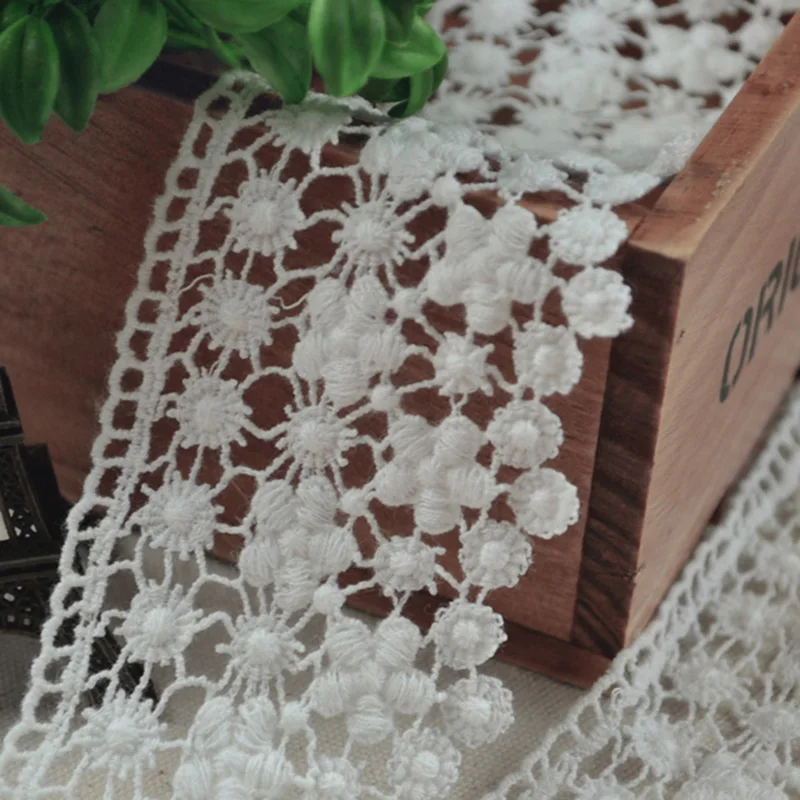 5Yards Hot Fabric Furnishing Water Soluble 6cm Lace Edge Embelishments For Cloth Or Bags DIY Craft Lace Trim YY258
5Yards Hot Fabric Furnishing Water Soluble 6cm Lace Edge Embelishments For Cloth Or Bags DIY Craft Lace Trim YY258