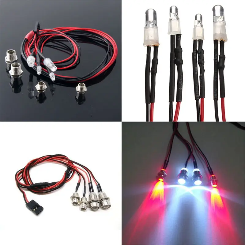 1 PC RC On-Road LED Car Light Night 5mm White And 3mm Red Headlamps 4 LED Light Interior Car Ornaments Accessories Dropship
1 PC RC On-Road LED Car Light Night 5mm White And 3mm Red Headlamps 4 LED Light Interior Car Ornaments Accessories Dropship