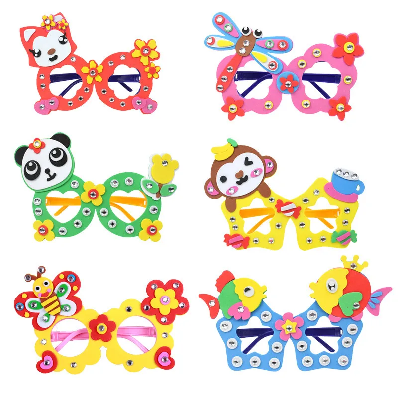 1 PCS Handmade DIY Eva Puzzle Glasses Personalized Decoration Animal Cartoon Educational Toys For Kids Children Gift Random Send
1 PCS Handmade DIY Eva Puzzle Glasses Personalized Decoration Animal Cartoon Educational Toys For Kids Children Gift Random Send