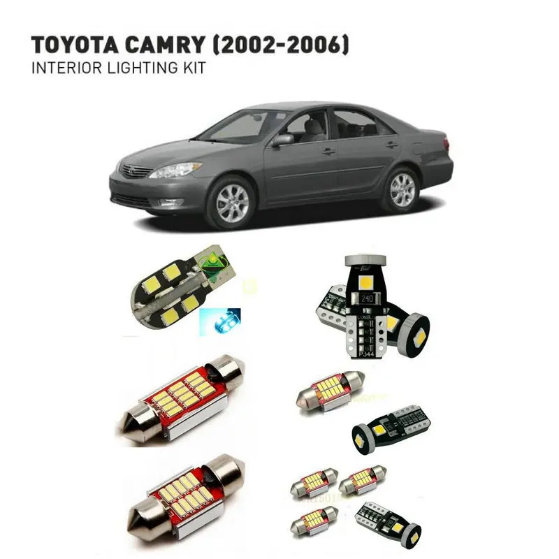 Led interior lights For Toyota camry 2002-2006 11pc Led Lights For Cars lighting kit automotive bulbs Canbus
Led interior lights For Toyota camry 2002-2006 11pc Led Lights For Cars lighting kit automotive bulbs Canbus