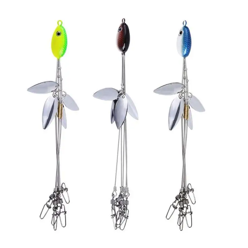 5 Arms 4 Blades Umbrella Rig for Bass Crappie Lure Fishing Bait Fishing Gear Fishing Pendant
5 Arms 4 Blades Umbrella Rig for Bass Crappie Lure Fishing Bait Fishing Gear Fishing Pendant