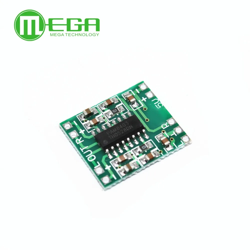 100PCS PAM8403 module Super mini digital amplifier board 2 * 3W Class D digital amplifier board efficient 2.5 to 5V USB power
100PCS PAM8403 module Super mini digital amplifier board 2 * 3W Class D digital amplifier board efficient 2.5 to 5V USB power