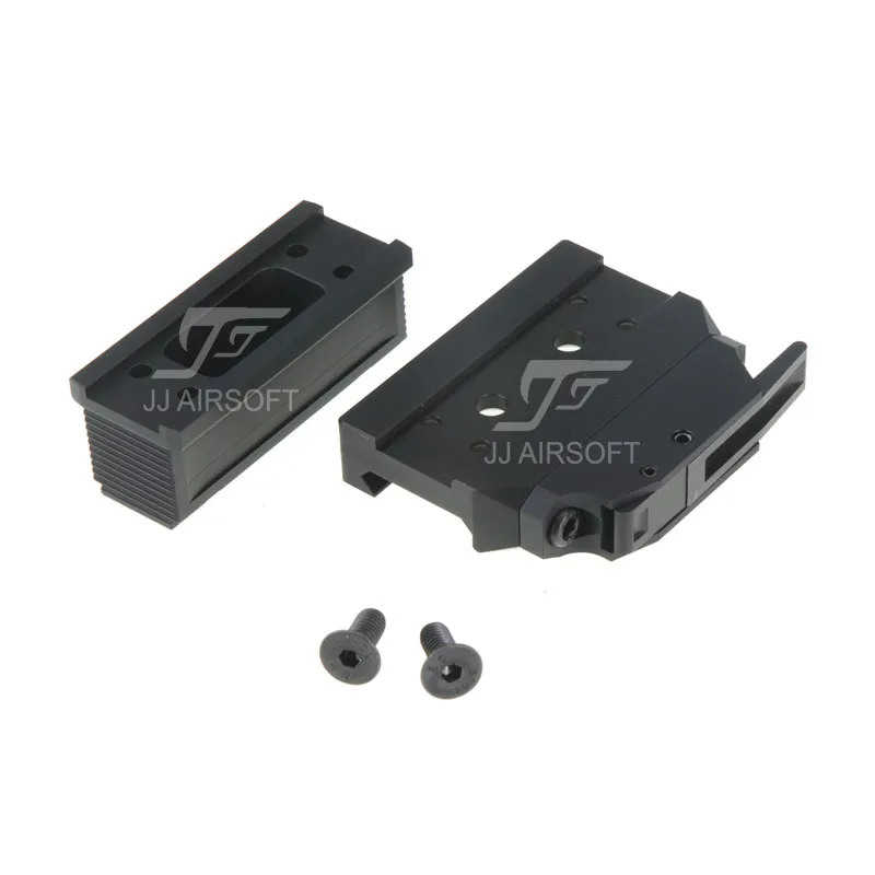 JJ Airsoft BOBRO Style QD Mount with Riser / High Mount for T1 / T-1 Red Dot (Black/Tan)
JJ Airsoft BOBRO Style QD Mount with Riser / High Mount for T1 / T-1 Red Dot (Black/Tan)