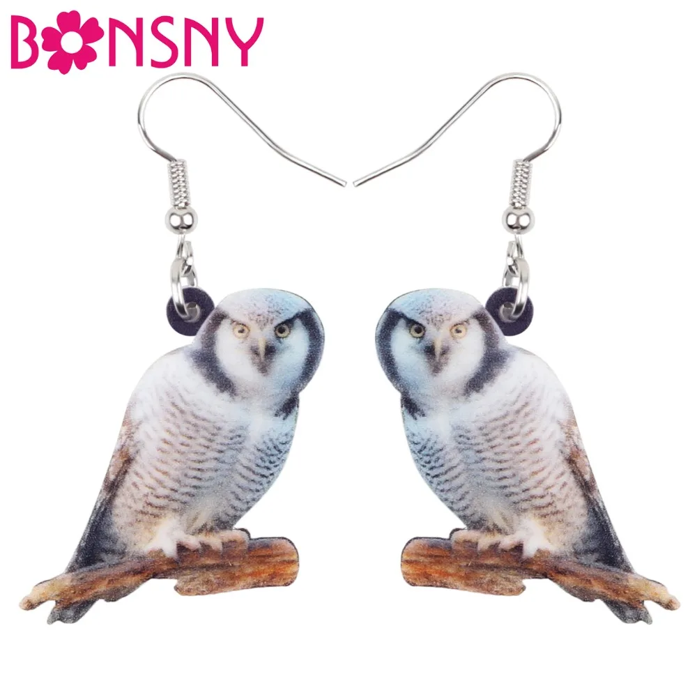 Bonsny Acrylic Standing Novelty Owl Bird Branch Earrings Big Long Dangle Drop Fashion Animal Jewelry For Women Girls Accessories
Bonsny Acrylic Standing Novelty Owl Bird Branch Earrings Big Long Dangle Drop Fashion Animal Jewelry For Women Girls Accessories