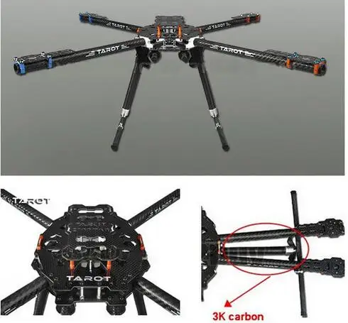 Фото В наличии! Углерод Таро металлический складной Квадрокоптер - купить