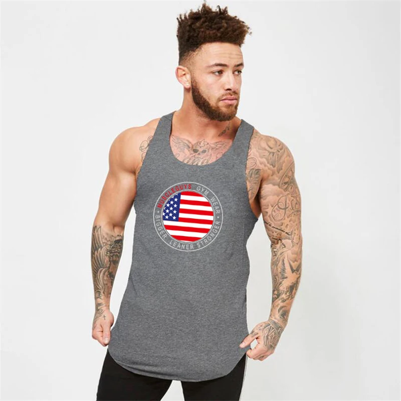 Sleeveless Gym T Shirt Men Running Shirt Summer Vest Cotton Breathable Mens Tank Top Gym Workout Fitness T-Shirt Sport Shirt
Sleeveless Gym T Shirt Men Running Shirt Summer Vest Cotton Breathable Mens Tank Top Gym Workout Fitness T-Shirt Sport Shirt