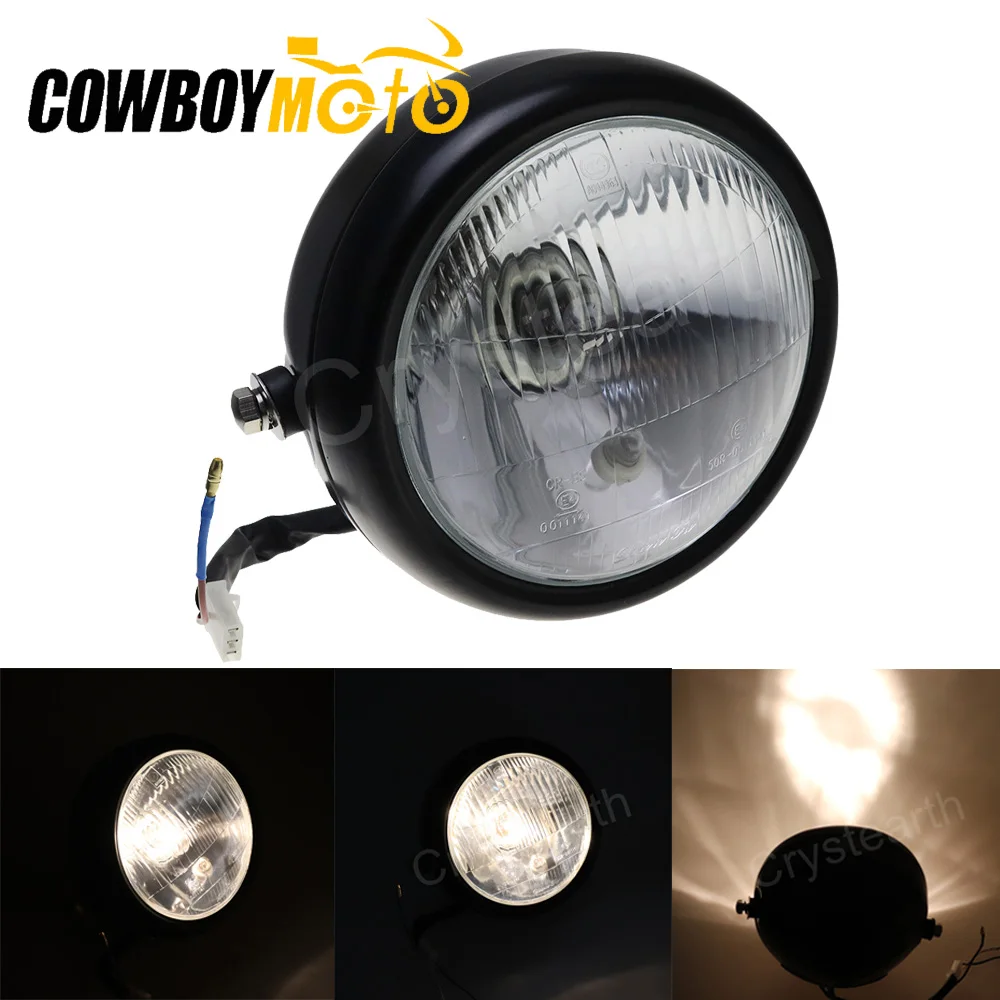 Motorcycle Front Light Headlight Halogen High Low Beam Light Bulb For Honda Yamaha Suzuki Kawasaki Harley Cafe Racer Bobber
Motorcycle Front Light Headlight Halogen High Low Beam Light Bulb For Honda Yamaha Suzuki Kawasaki Harley Cafe Racer Bobber