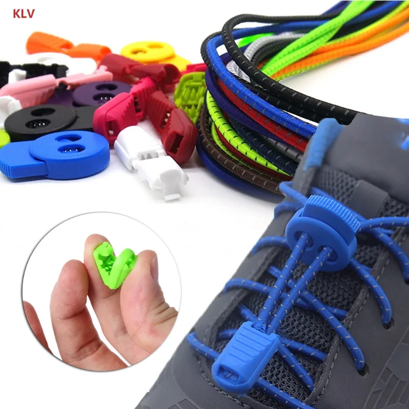 KLV Sports Reflective Shoelaces For Running Hiking Lazy Safty Round Buckle Elastic Band
KLV Sports Reflective Shoelaces For Running Hiking Lazy Safty Round Buckle Elastic Band