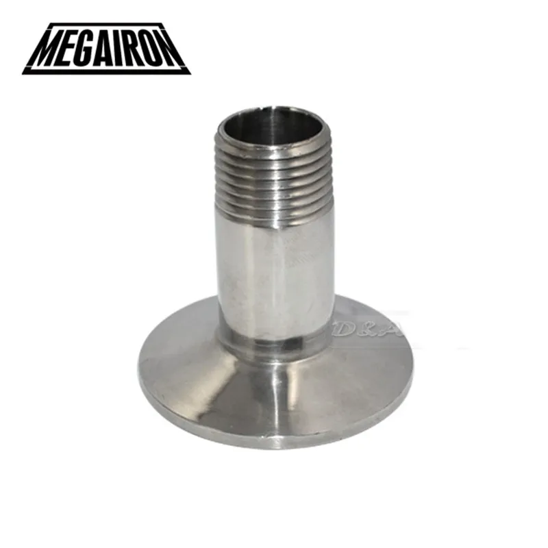 MEGAIRON 1/2" DN15 Stainless Steel SS316 Sanitary Male Threaded Ferrule OD 50.5mm fit 1.5" Tri Clamp
MEGAIRON 1/2" DN15 Stainless Steel SS316 Sanitary Male Threaded Ferrule OD 50.5mm fit 1.5" Tri Clamp