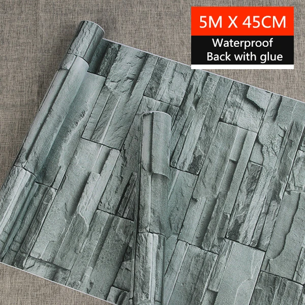 0.45X5m Brick Pattern Wall Stickers Wallpaper PVC Wall Decorate Kitchen Waterproof Self Adhesive Wallpaper for Living Room Wall
0.45X5m Brick Pattern Wall Stickers Wallpaper PVC Wall Decorate Kitchen Waterproof Self Adhesive Wallpaper for Living Room Wall