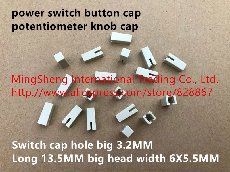 Original new 100% power switch button cap potentiometer knob cap switch cap hole big 3.2MM
Original new 100% power switch button cap potentiometer knob cap switch cap hole big 3.2MM