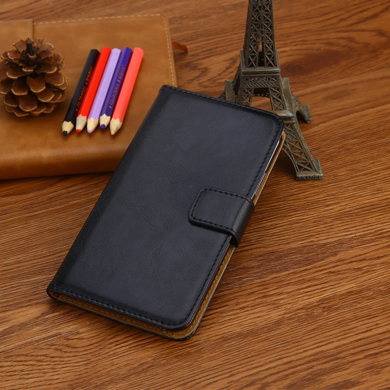 Luxury Wallet Case For HomTom S16 PU Leather Retro Flip Cover Magnetic Fashion Cases Strap | Мобильные телефоны и