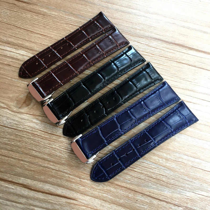 20mm 22mm Black Brown Blue Calfskin Genuine Leather Watch Strap for Omega Watch Seamaster Speedmaster DeVille Watchband Bracelet
20mm 22mm Black Brown Blue Calfskin Genuine Leather Watch Strap for Omega Watch Seamaster Speedmaster DeVille Watchband Bracelet