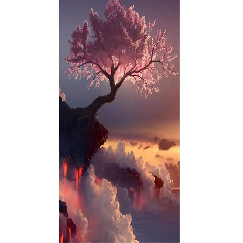 Full square / round diamond embroidery embroidered fairyland peach flower DIY diamond painting cross stitch rhinestone mosaic ZH
Full square / round diamond embroidery embroidered fairyland peach flower DIY diamond painting cross stitch rhinestone mosaic ZH