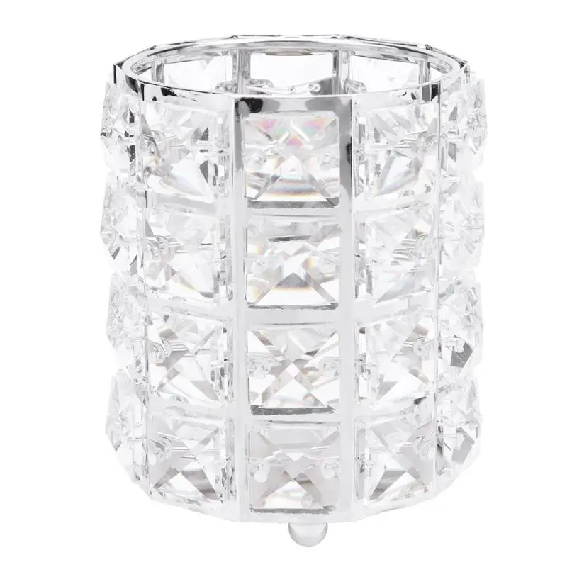 Glitter European Crystal Pencil Pen Holer Organizer Metal Makeup Brush Storage Tube Cosmetic Eyebrow Jewelry Container Box
Glitter European Crystal Pencil Pen Holer Organizer Metal Makeup Brush Storage Tube Cosmetic Eyebrow Jewelry Container Box