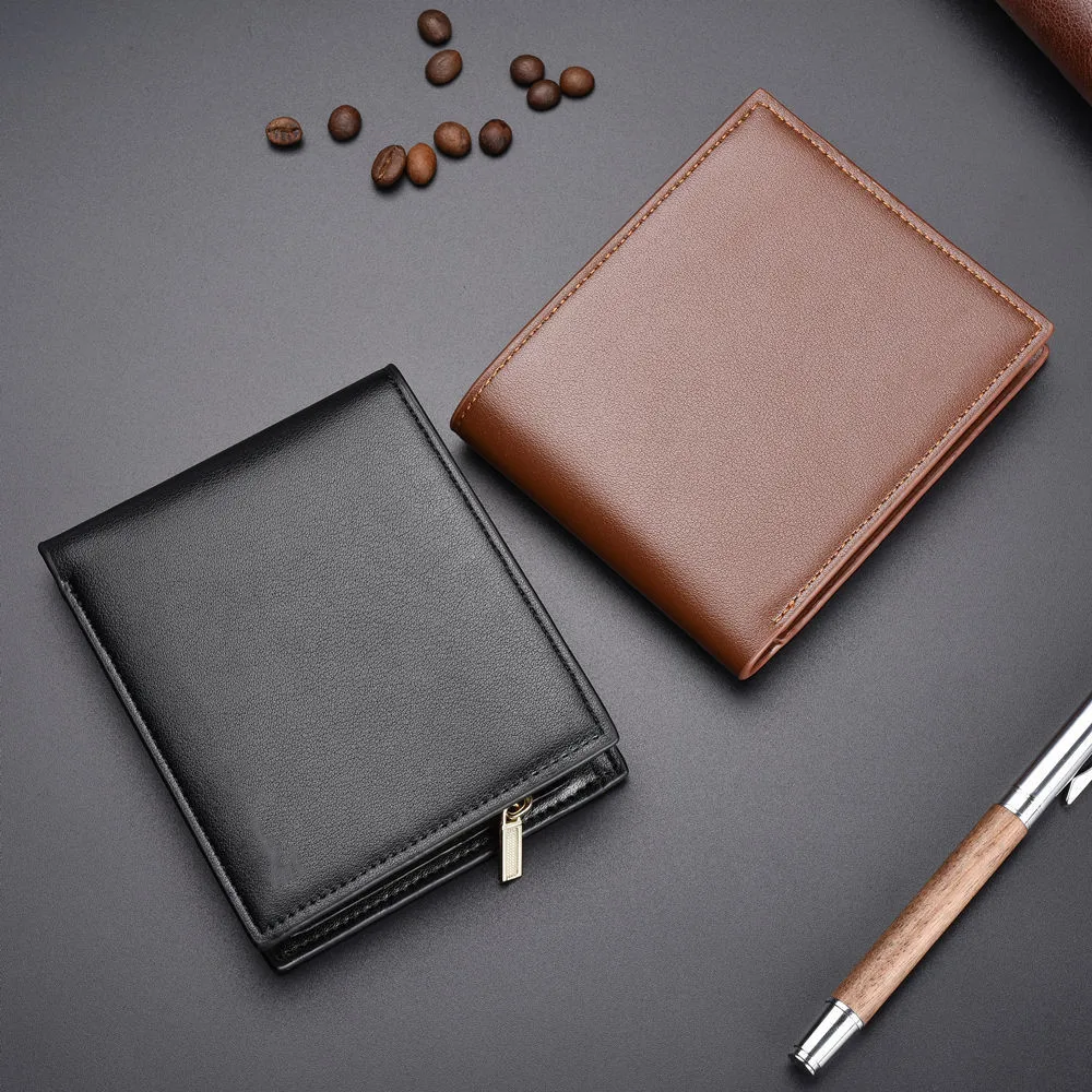 Luxury Leather Wallet Fashion Short Bifold Men PU Wallet Casual Soild Men Wallets with Zipper Coin Pocket Purses Male Wallets
Luxury Leather Wallet Fashion Short Bifold Men PU Wallet Casual Soild Men Wallets with Zipper Coin Pocket Purses Male Wallets
