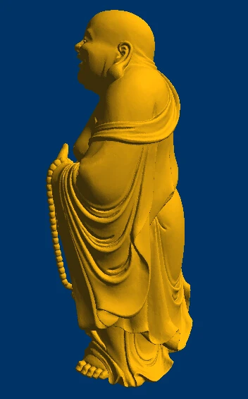 laughing buddha for cnc in STL file format 3d model relief 18.2MB | Инструменты