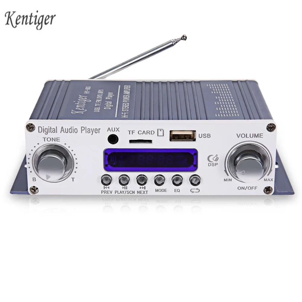 Kentiger HY 603 Bluetooth Hi Fi Stereo Bass Выход Мощность Цифровой усилитель с FM ИК Управление MP3 USB