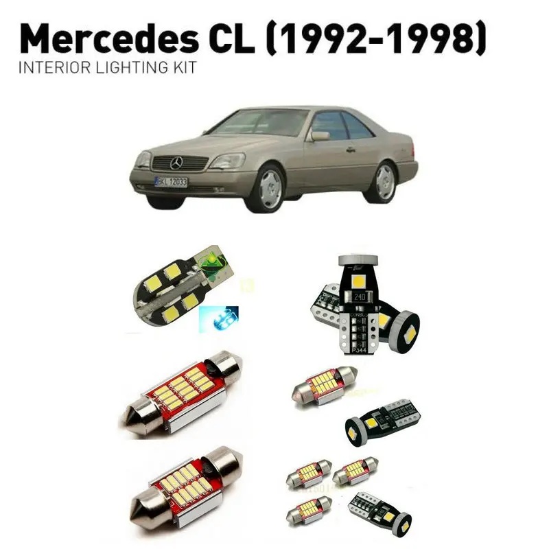Светодиодные внутренние фары для mercedes cl 1992-1998 12 шт., светодиодные фары для автомобилей, комплект освещения, автомобильные лампы Canbus
Светодиодные внутренние фары для mercedes cl 1992-1998 12 шт., светодиодные фары для автомобилей, комплект освещения, автомобильные лампы Canbus