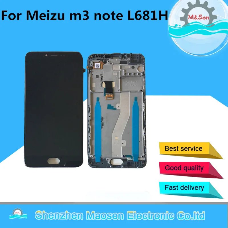 Original 5.5" M&Sen For Meizu m3 note L681 681H L681L Version LCD Screen Display+Touch Panel Digitizer With Frame Not For M681
Original 5.5" M&Sen For Meizu m3 note L681 681H L681L Version LCD Screen Display+Touch Panel Digitizer With Frame Not For M681