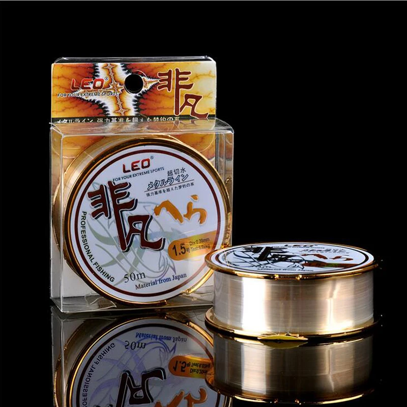 2018 LEO Strong Nylon Fishing Line 50M Quick Sinking Fishing Nylon Line for Sea Lake River Fishing 0.4#-3.0#
2018 LEO Strong Nylon Fishing Line 50M Quick Sinking Fishing Nylon Line for Sea Lake River Fishing 0.4#-3.0#