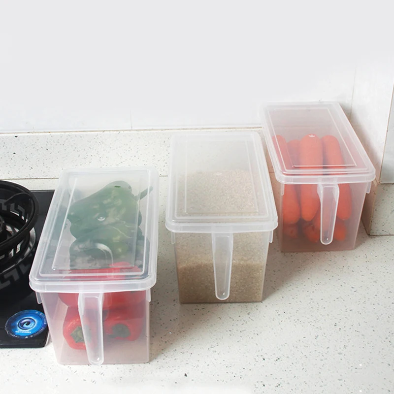 Kitchen Transparent PP Storage Box Grains Beans Storage Contain Sealed Home Organizer Food Container Refrigerator Storage Boxes
Kitchen Transparent PP Storage Box Grains Beans Storage Contain Sealed Home Organizer Food Container Refrigerator Storage Boxes