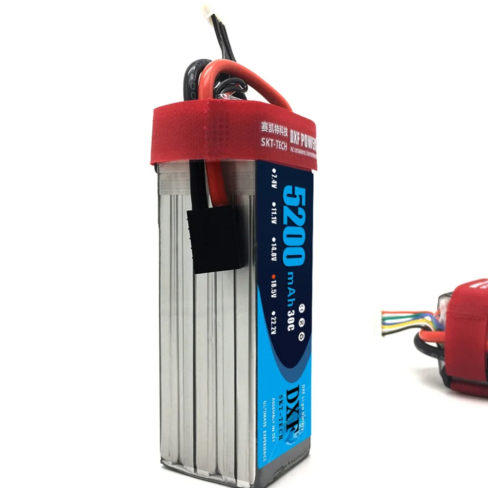 DXF RC Lipo батарея 5200mah 18,5 V 5S 30C MAX60C для вертолета модель квадрокоптера самолет Дрон автомобиль
DXF RC Lipo батарея 5200mah 18,5 V 5S 30C MAX60C для вертолета модель квадрокоптера самолет Дрон автомобиль
