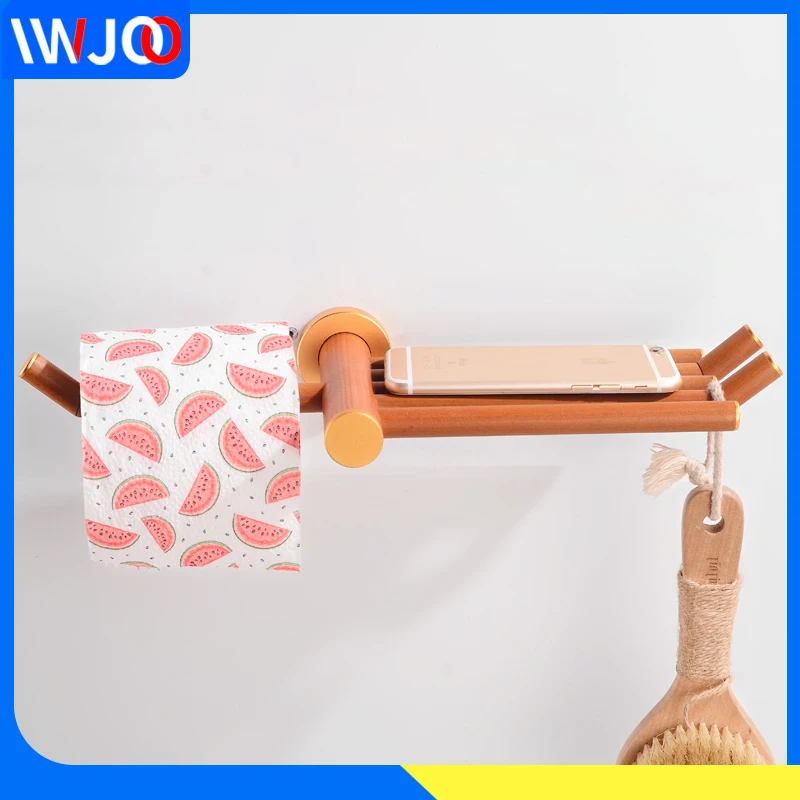 Creative Toilet Paper Holder with Shelf Wood Aluminum Roll Paper Holder Rack Wall Mounted Paper Towel Holder Mobile Phone Shelf
Creative Toilet Paper Holder with Shelf Wood Aluminum Roll Paper Holder Rack Wall Mounted Paper Towel Holder Mobile Phone Shelf