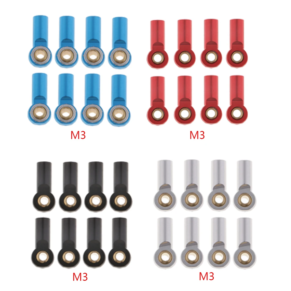 Pack of 8Pcs Aluminum Alloy M3 Metal Ball Head Holder Tie Link Rod End Joint RC Climbing Crawlers Car For 1:10 D90 SCX10
Pack of 8Pcs Aluminum Alloy M3 Metal Ball Head Holder Tie Link Rod End Joint RC Climbing Crawlers Car For 1:10 D90 SCX10