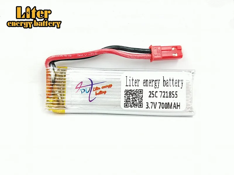 2PCS/LOT 3.7V 700mAh 721855 25c lithium polymer battery Flygt special H07 You Di U815AU818A 6039
2PCS/LOT 3.7V 700mAh 721855 25c lithium polymer battery Flygt special H07 You Di U815AU818A 6039