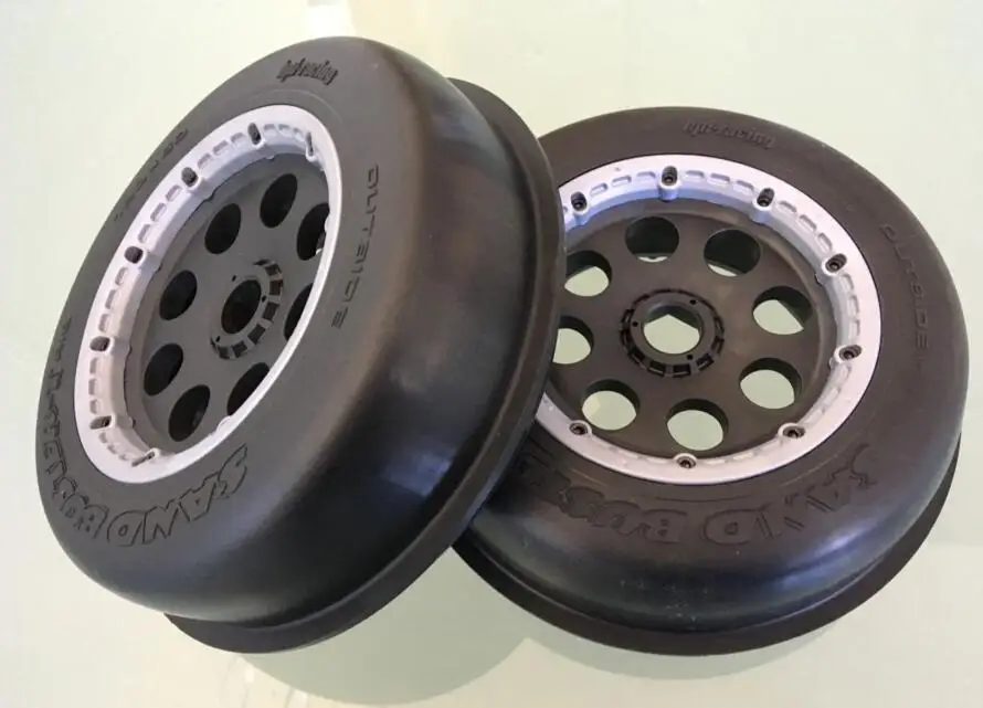 HPI 1/5 бензин переднее заднее колесо комплект шин для Kraken KV5TT трофейный грузовик 2шт