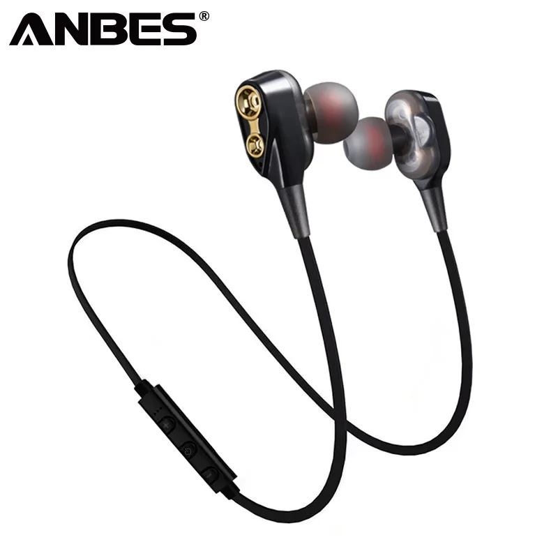 Bluetooth наушники беспроводной двойной блок два блока для водителей HIFI Бас Сабвуфер