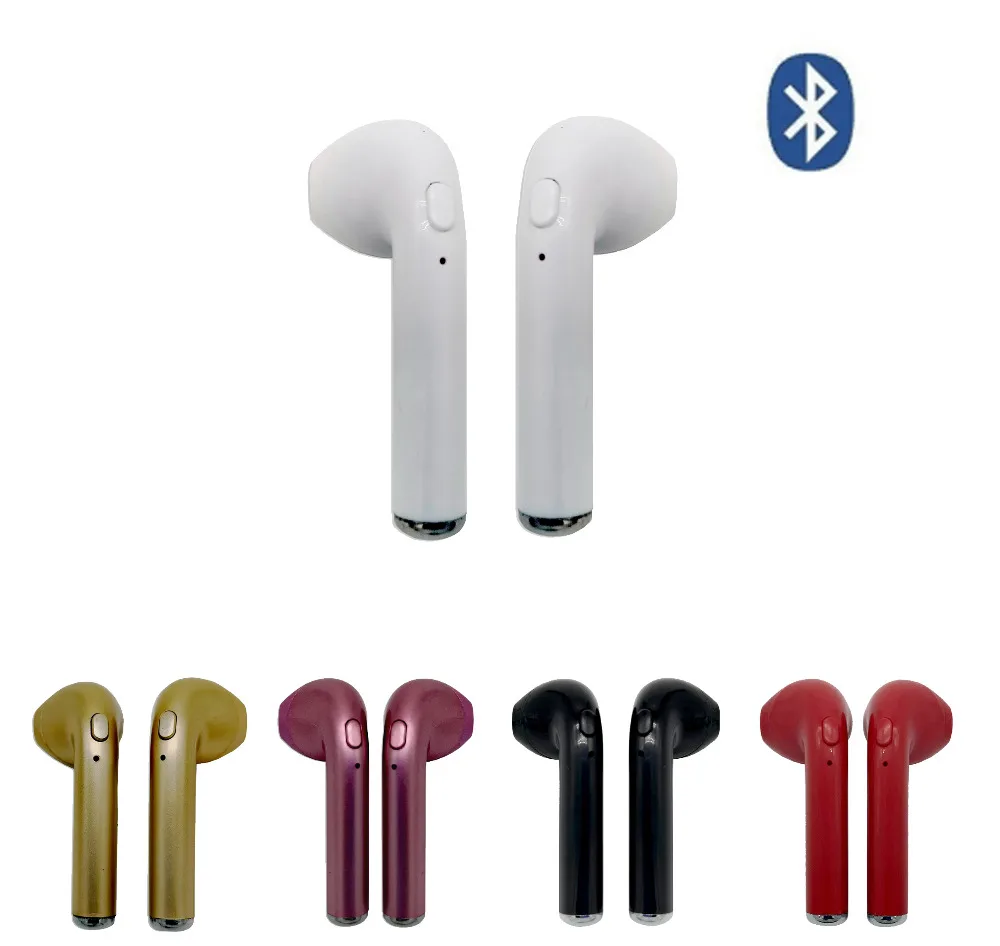 I7 i7s TWS беспроводные наушники в ухо Bluetooth гарнитура с микрофоном для телефона iPhone