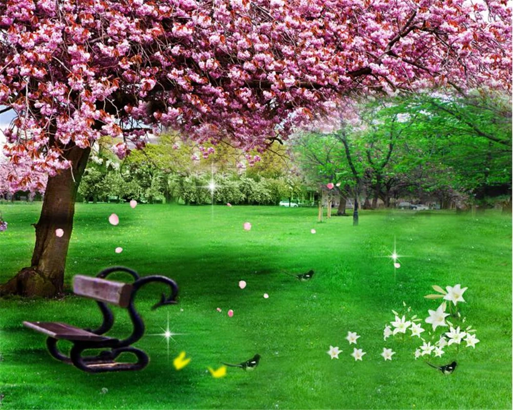 beibehang Beautiful creative high-level three-dimensional wallpaper cherry seat park background wall papel de parede wall paper
beibehang Beautiful creative high-level three-dimensional wallpaper cherry seat park background wall papel de parede wall paper