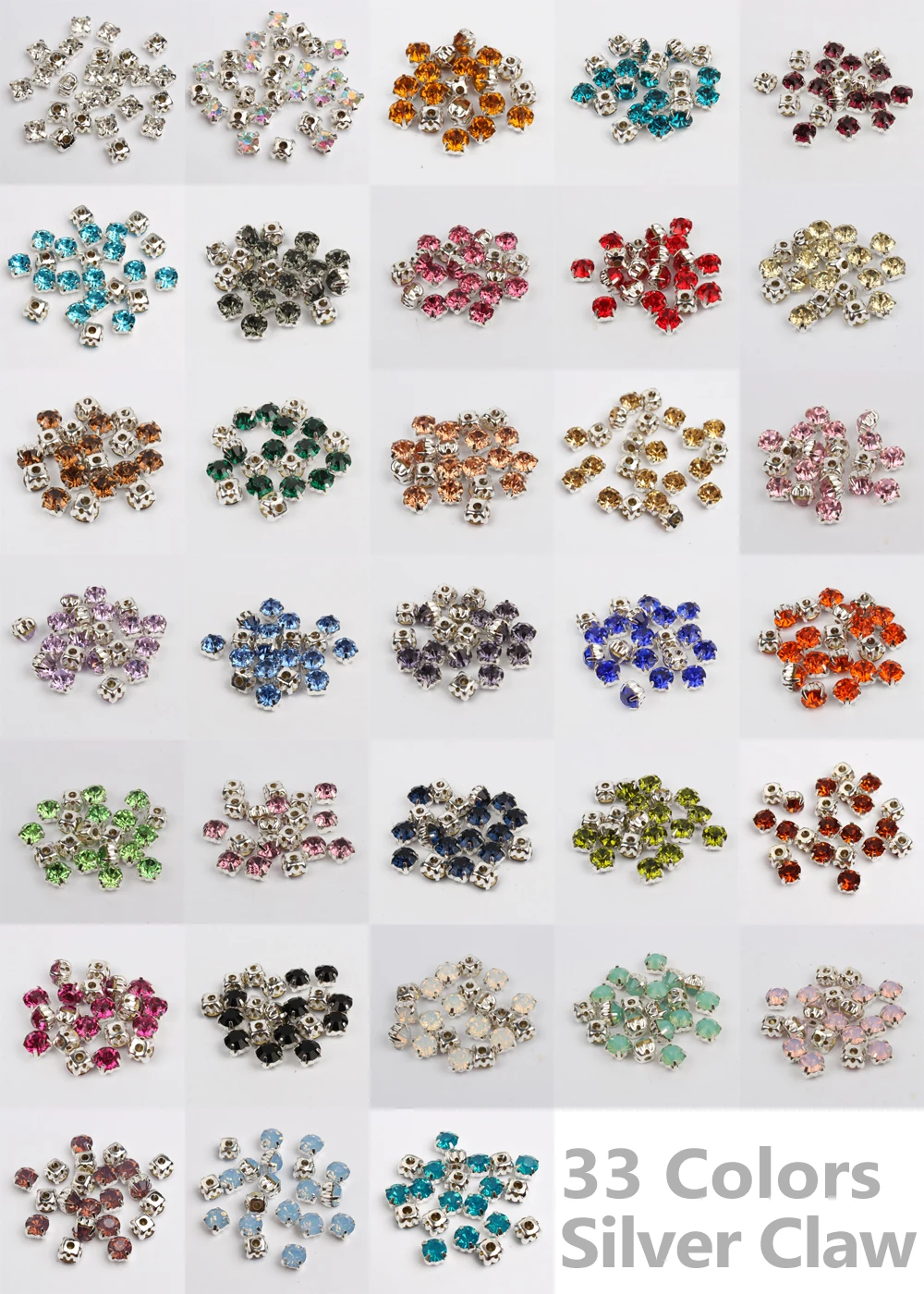 New Hot Sale Bags Sew On Rhinestone Lt Blue Opal Gold/silver Claw Base Strass 4mm/5mm/6mm/7mm/8mm Use For Diy Accessories
New Hot Sale Bags Sew On Rhinestone Lt Blue Opal Gold/silver Claw Base Strass 4mm/5mm/6mm/7mm/8mm Use For Diy Accessories