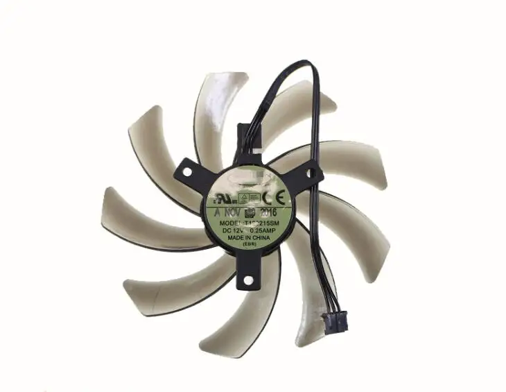New For Gigabyte GTX650 GTX660Ti For EVERFLOW T129215SM DC12V 0.25AMP 3Pin 3Wire GPU Video Graphics Card Display Cooling Fan
New For Gigabyte GTX650 GTX660Ti For EVERFLOW T129215SM DC12V 0.25AMP 3Pin 3Wire GPU Video Graphics Card Display Cooling Fan