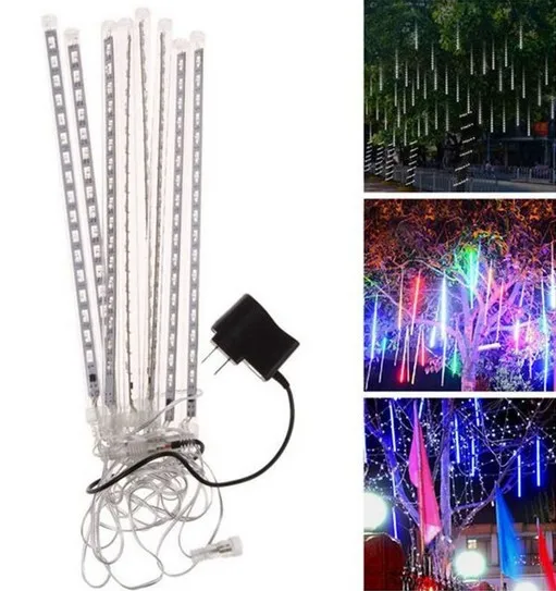 8 Tubes Meteor Shower Rain Led String Lights Street Garlands Christmas Tree Decorations for Outdoor Fairy Garden Lights
8 Tubes Meteor Shower Rain Led String Lights Street Garlands Christmas Tree Decorations for Outdoor Fairy Garden Lights
