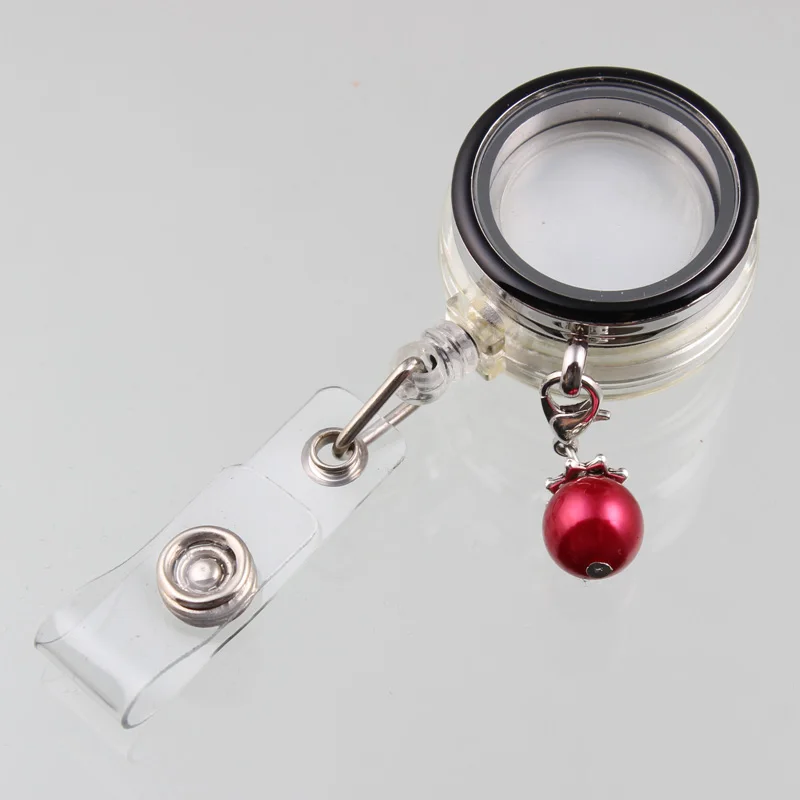 30mm Enamel Screw Stainless Steel Floating Locket Pendant Retractable ID Badge Holders With Red Pearl 10pcs
30mm Enamel Screw Stainless Steel Floating Locket Pendant Retractable ID Badge Holders With Red Pearl 10pcs