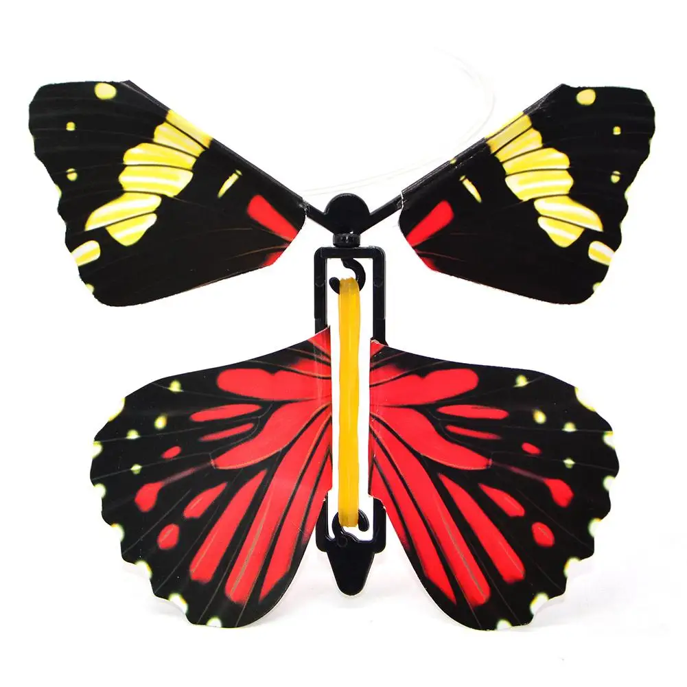10 шт./пакет Летающая Игрушка Бабочка случайный цвет бабочка для детей curience