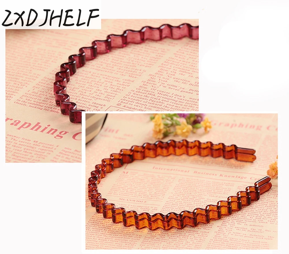 ZXDJHELF Fashion Design Korean Girls Simple Hairbands Unisex Hair Hoop Plastic Wavy Headbands For Women Hair Accessories F060
ZXDJHELF Fashion Design Korean Girls Simple Hairbands Unisex Hair Hoop Plastic Wavy Headbands For Women Hair Accessories F060