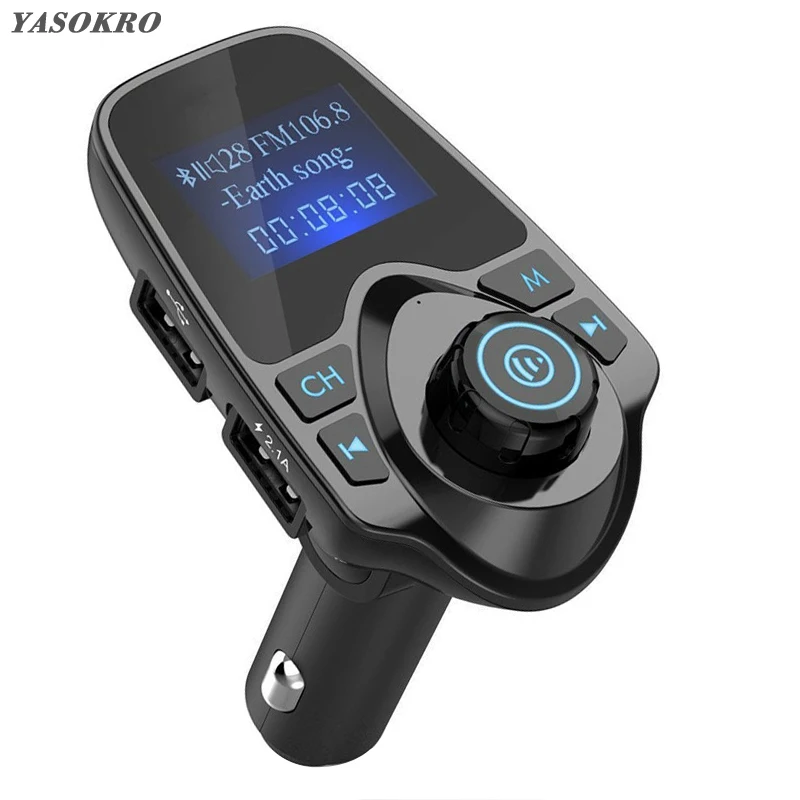 2023 Bluetooth Wireless Car Mp3 Player Handsfree Car Kit FM Transmitter 5V 2.1A Dual USB Car Charger LCD Display Car FM
2023 Bluetooth Wireless Car Mp3 Player Handsfree Car Kit FM Transmitter 5V 2.1A Dual USB Car Charger LCD Display Car FM