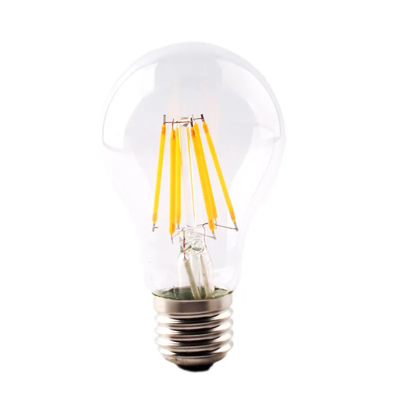 Edison LED Light 6W A60 E27 Led filament bulb clear grass edison light bulbs indoor led lighting 110/240V filament lamp 6pcs/lot
Edison LED Light 6W A60 E27 Led filament bulb clear grass edison light bulbs indoor led lighting 110/240V filament lamp 6pcs/lot