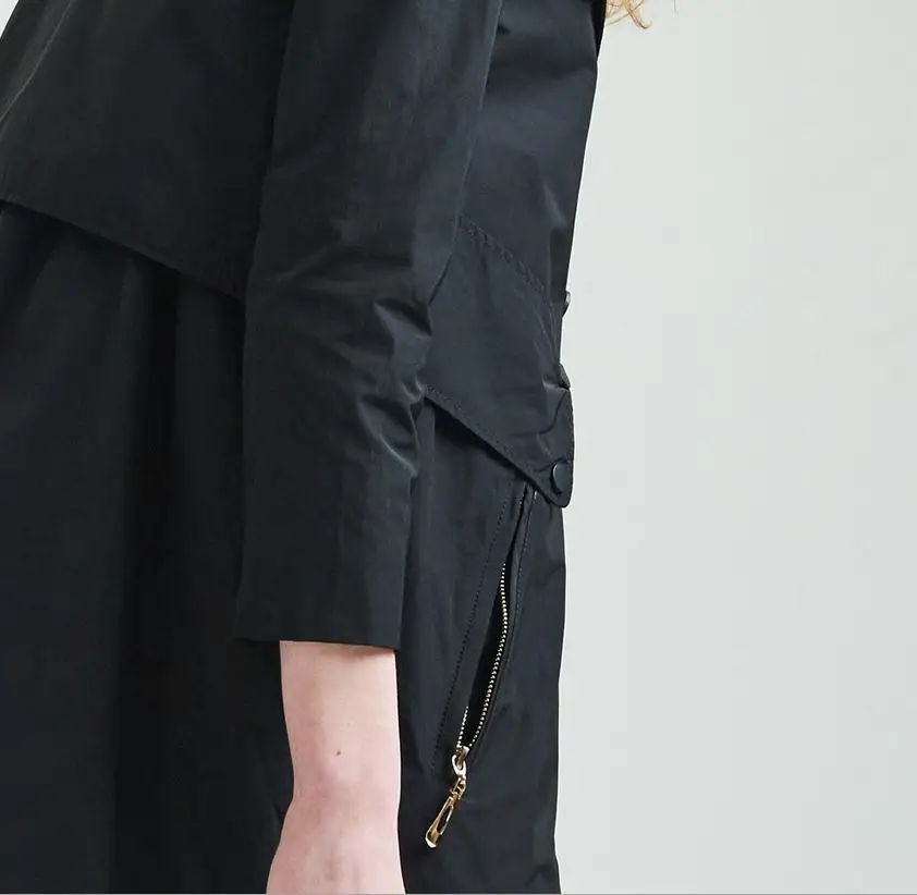 Europe and the United States fashion Brand women 's double breasted trench wholesale loose large windbreaker long trench wj910
Europe and the United States fashion Brand women 's double breasted trench wholesale loose large windbreaker long trench wj910