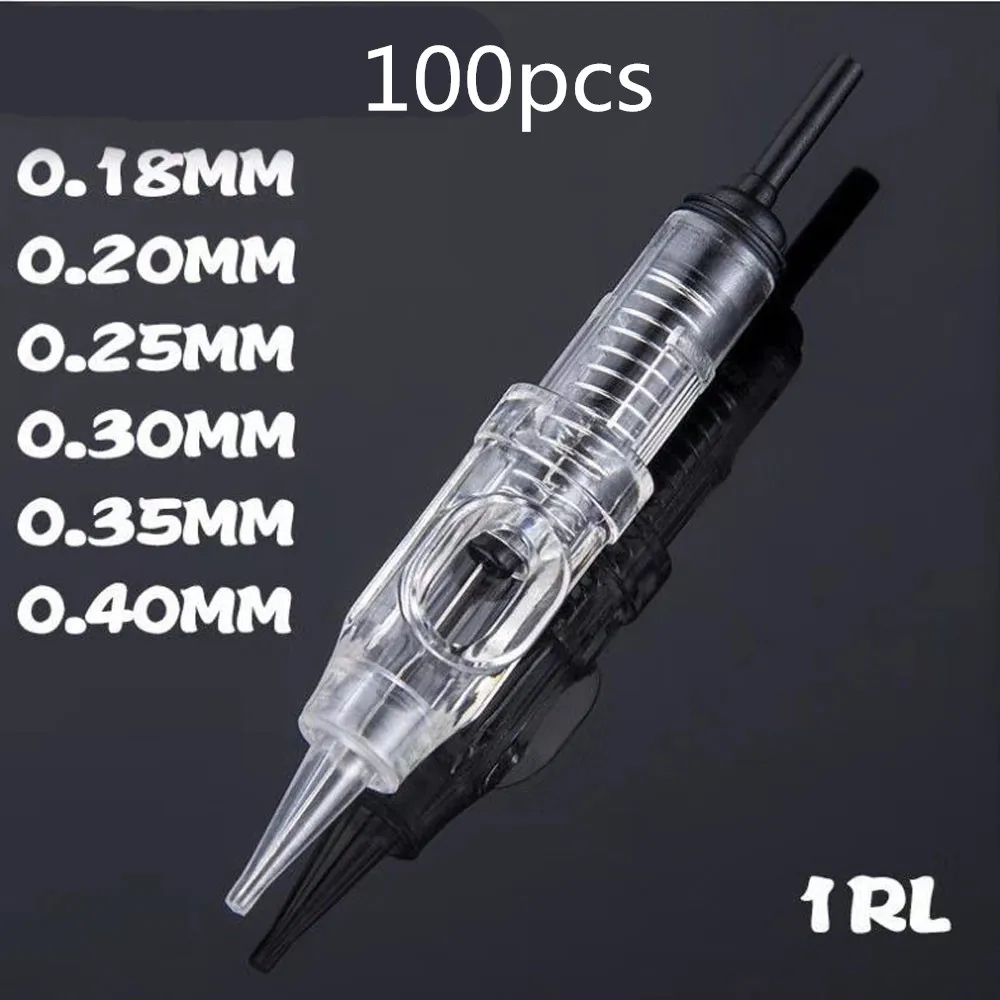 100pPcs Permanent Makeup Machine Needles Tattoo Eyebrow Lips Cartridge Needles 1RL For Permanent Makeup Machine
100pPcs Permanent Makeup Machine Needles Tattoo Eyebrow Lips Cartridge Needles 1RL For Permanent Makeup Machine
