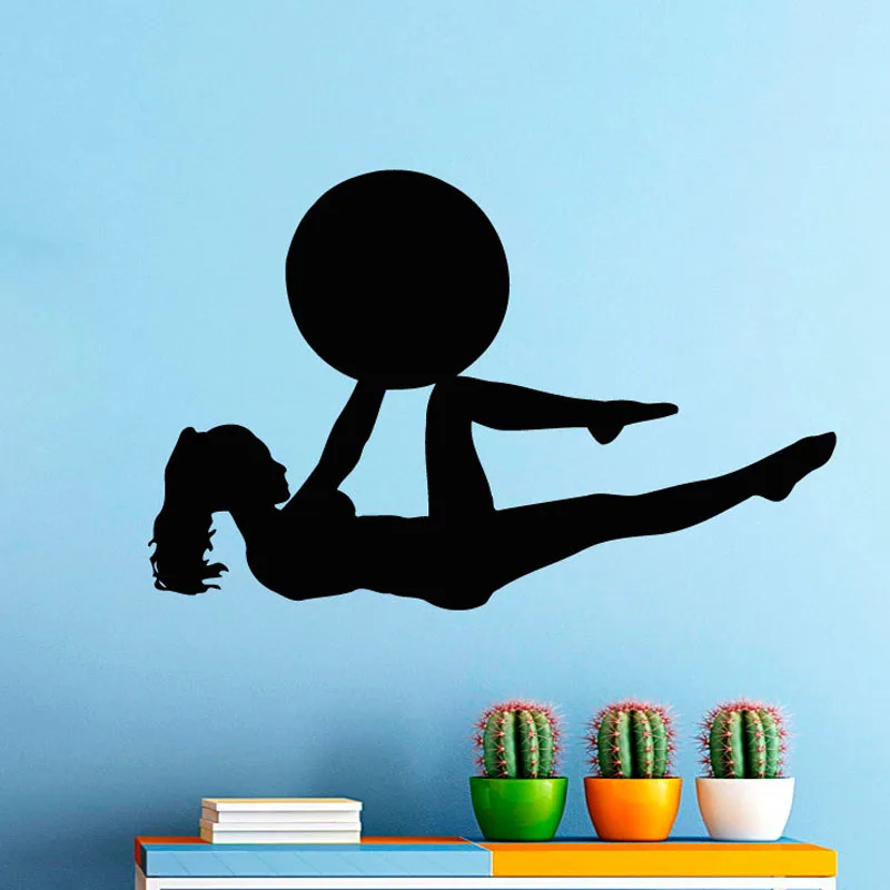 ZOOYOO Fitness Exersice Gym Sport Wall Decals Woman With A Ball Wall Sticker Home Decor Art Murals Design Decoration Wallpaper
ZOOYOO Fitness Exersice Gym Sport Wall Decals Woman With A Ball Wall Sticker Home Decor Art Murals Design Decoration Wallpaper